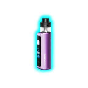 Violett-schwarzes GeekVape Aegis Force Kit mit digitalem Display und Tank