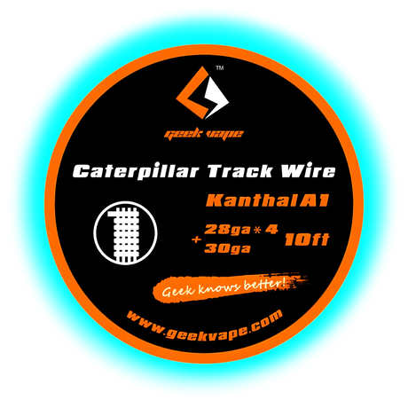 Geek Vape Caterpillar Track KA1 28ga x 4 + 30ga 3m