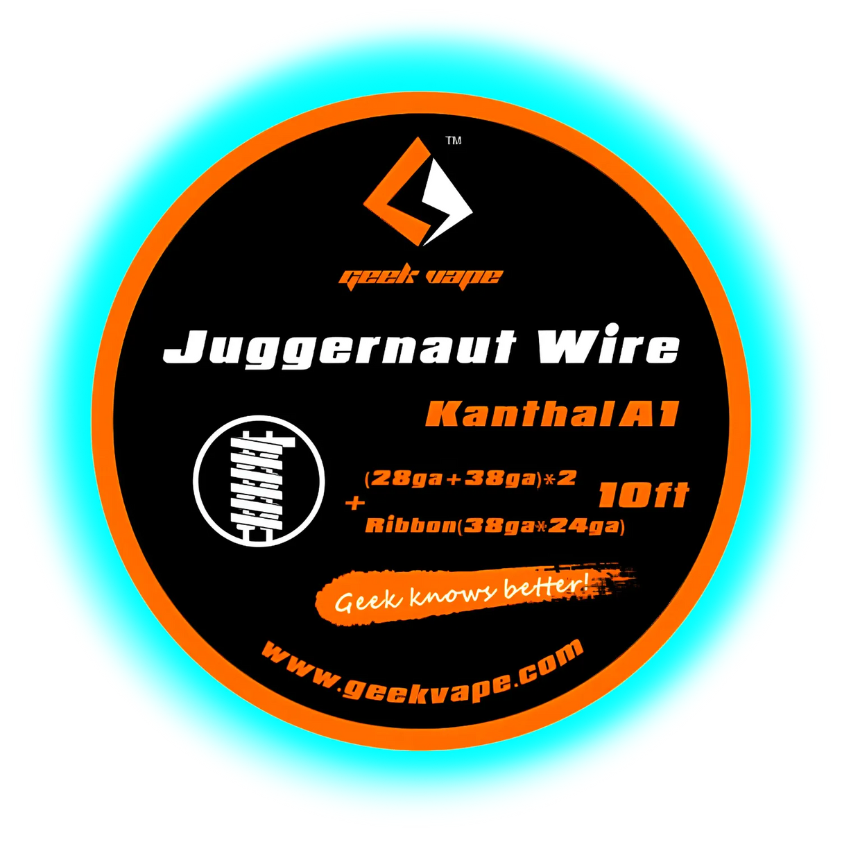 Geek Vape Juggernaut Kanthal A1 28ga+ 38ga x2 + Ribbon 38ga x 24ga