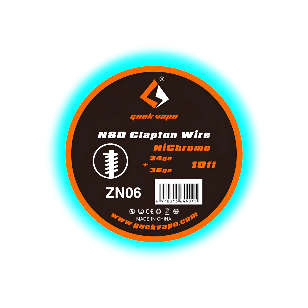 Geek Vape N80 Clapton Wire 24GA + 36GA