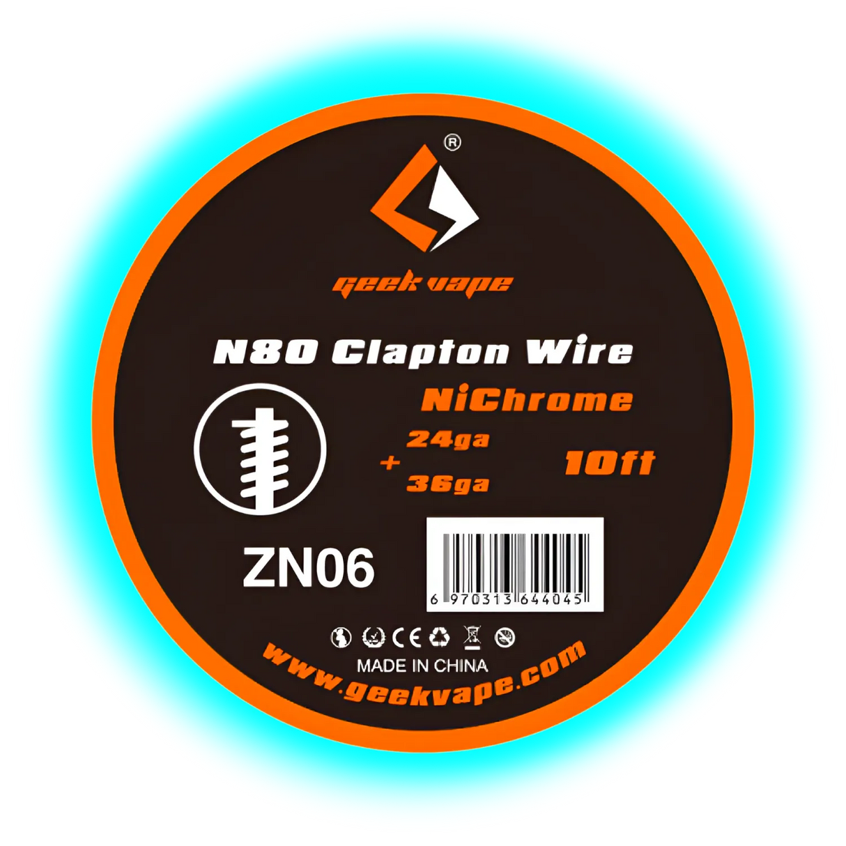 Geek Vape N80 Clapton Wire 24GA + 36GA