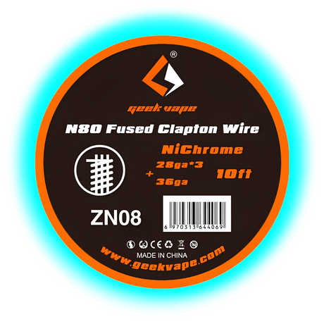 Geek Vape N80 Fused Clapton Wire 28GAx3 + 36GA