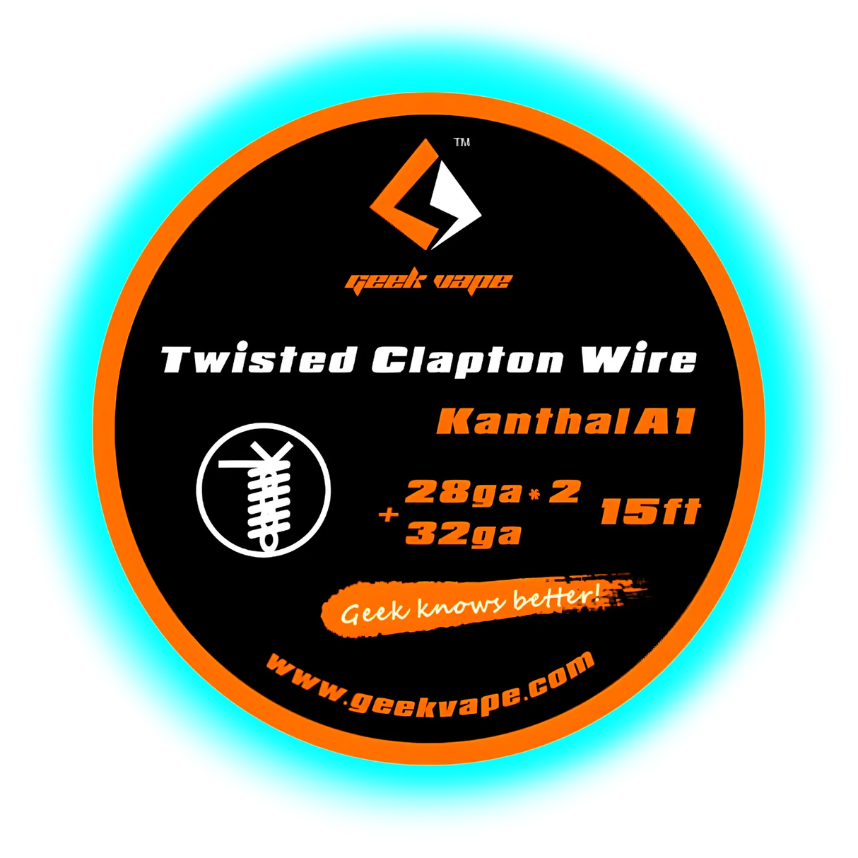 Geek Vape Twisted Clapton Wire KA1 28ga x 2 + 32ga 5m 2.74Ohm