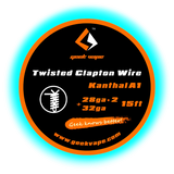 Geek Vape Twisted Clapton Wire KA1 28ga x 2 + 32ga 5m 2.74Ohm