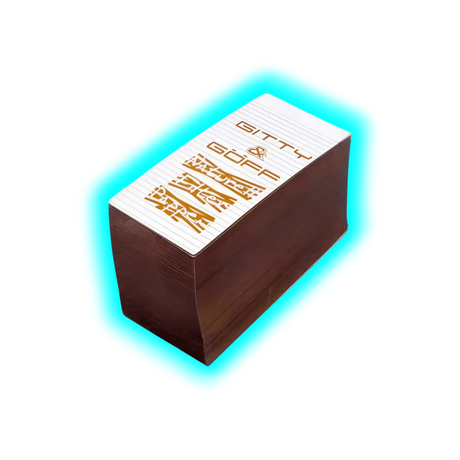 Gitty & Göff Natural breit grosser Block Kiste mit 60 Stk.