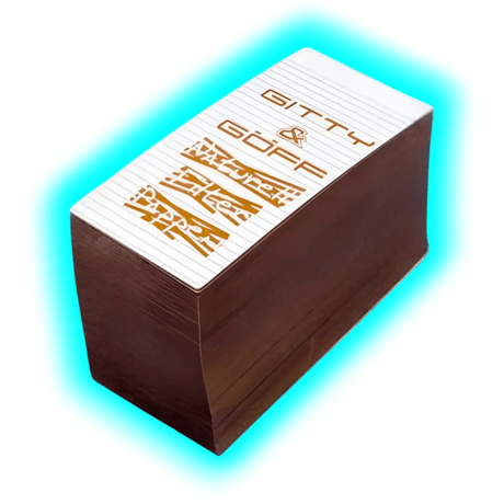 Gitty & Göff Natural breit grosser Block Kiste mit 60 Stk.