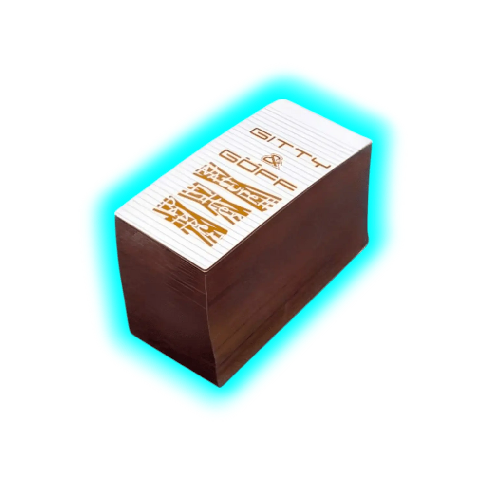 Gitty & Göff Natural schmal grosser Block Kiste mit 96 Stk.