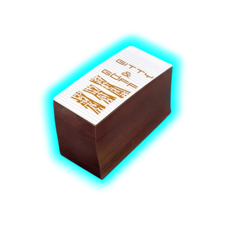Gitty & Göff Natural schmal grosser Block Kiste mit 96 Stk.