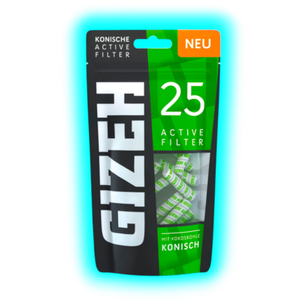 GIZEH ActiveFilter Conical 6mm 25pcs