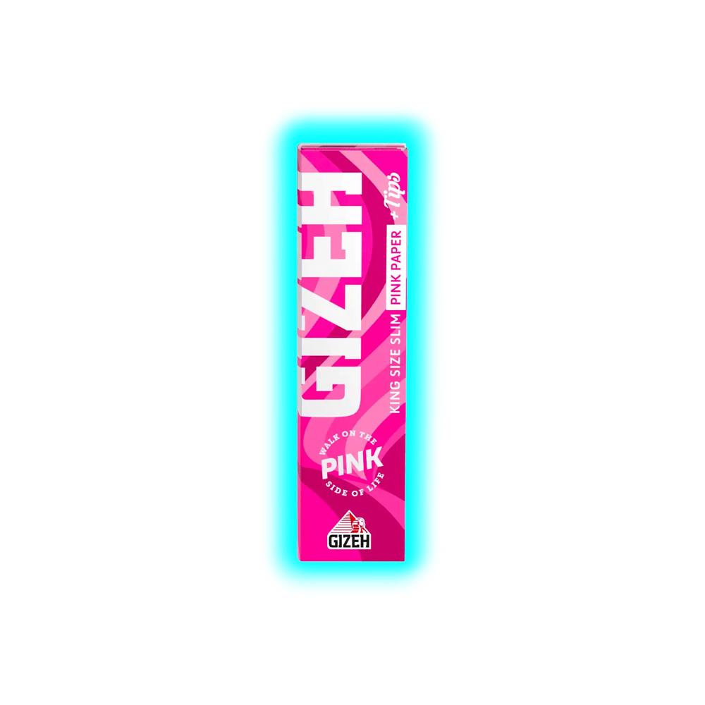 GIZEH ALL Pink King Size Slim + Tips