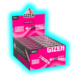 GIZEH All PINK Papers KSS + Aktivkohle Filter Display 16pcs