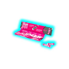 GIZEH All PINK Papers KSS + Aktivkohle Filter