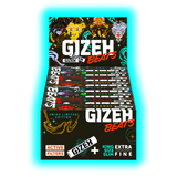 GIZEH Beats Swiss EDT Kingsize Slim Papers + Active Tips Display 16pcs