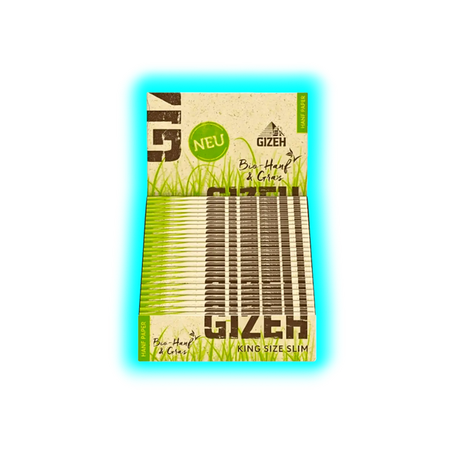 GIZEH Bio Hanf und Gras Kingsize Slim Box