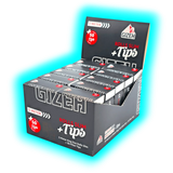 GIZEH Black Rolls Slim 5m + Tips Display 20pcs
