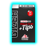 GIZEH Black Rolls Slim 5m + Tips Display 20pcs