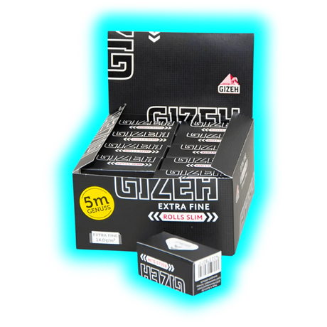 GIZEH Black Rolls Slim Box