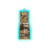 GIZEH Brown Active Filter 6mm Display 10 x 50pcs