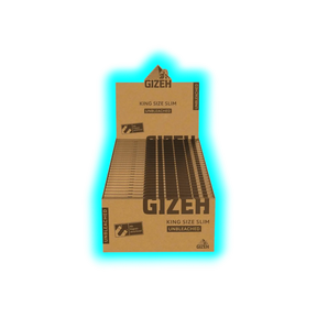 GIZEH Papers Unbleached King Size Slim Display 50pcs