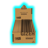GIZEH Papers Unbleached King Size Slim Display 50pcs