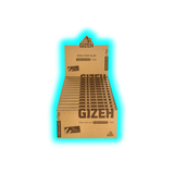 GIZEH Papers Unbleached King Size Slim Tips Display 26pcs