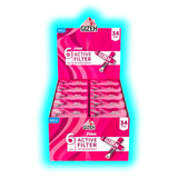GIZEH Pink Active Filter 6mm 34pcs