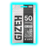 GIZEH ProCell Black 6mm 50pcs