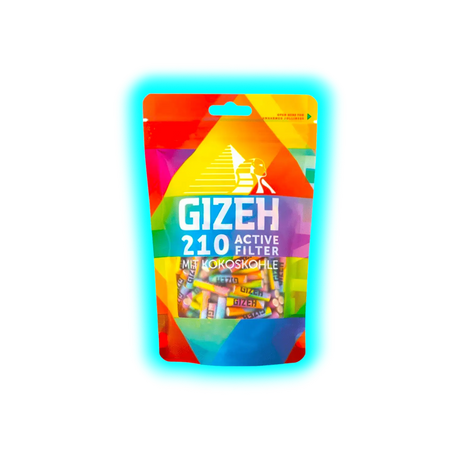 GIZEH Rainbow Active Filter 6mm 210pcs