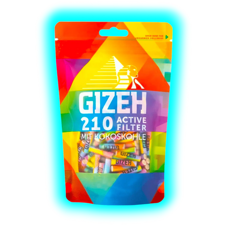 GIZEH Rainbow Active Filter 6mm 210pcs
