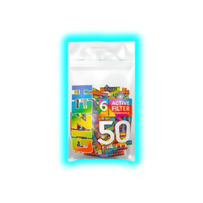 GIZEH Rainbow Active Filter 6mm 50pcs