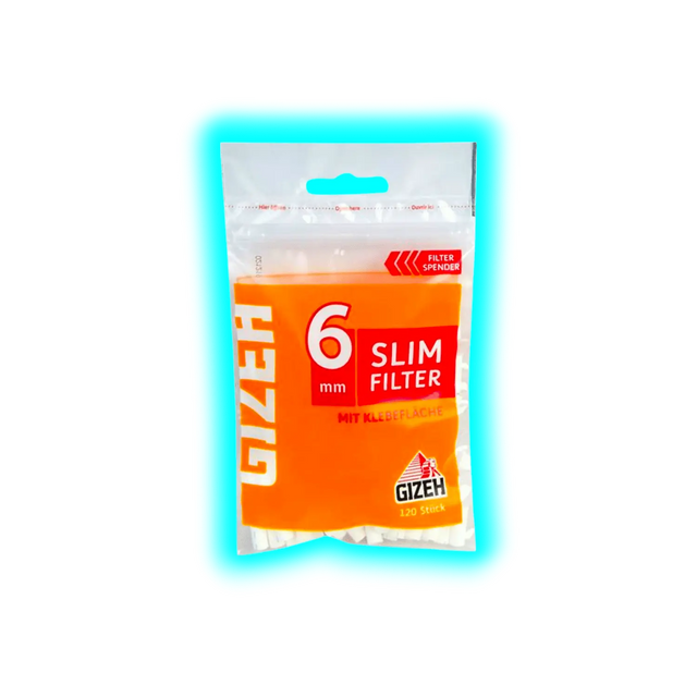 GIZEH Slim Filter 6mm 120pcs