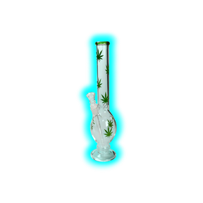 Glasbong Ice Hanfblätter 40cm