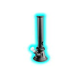 Glasbong Schwarz 30cm