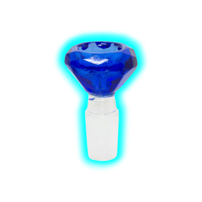 Glaskopf Blau 18er Schliff