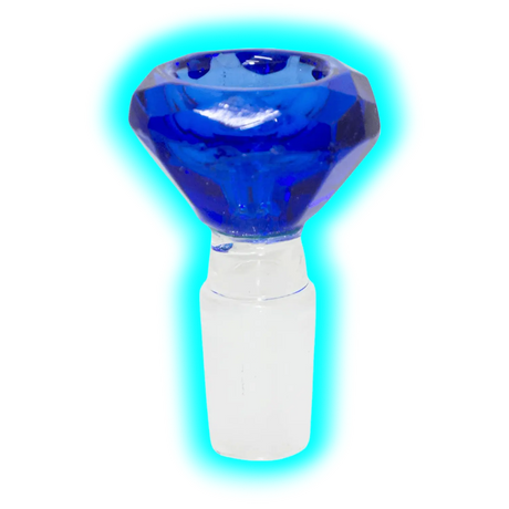 Glaskopf Blau 18er Schliff