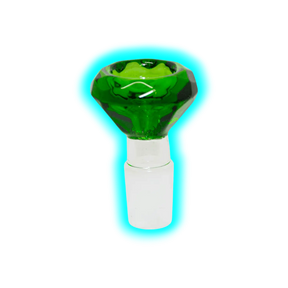 Glaskopf Emerald Grün 18er Schliff