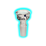 Glaskopf Flach Black Leaf 14.5 Gross
