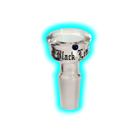 Glaskopf Flach Black Leaf 14.5 Gross