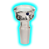 Glaskopf Flach Black Leaf 14.5 Gross