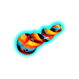Glaspfeife P-008 Bunt