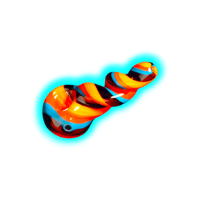 Glaspfeife P-008 Bunt