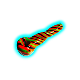 Glaspfeife P-008 Rot
