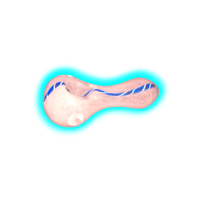 Glaspfeife P-010 Weiss