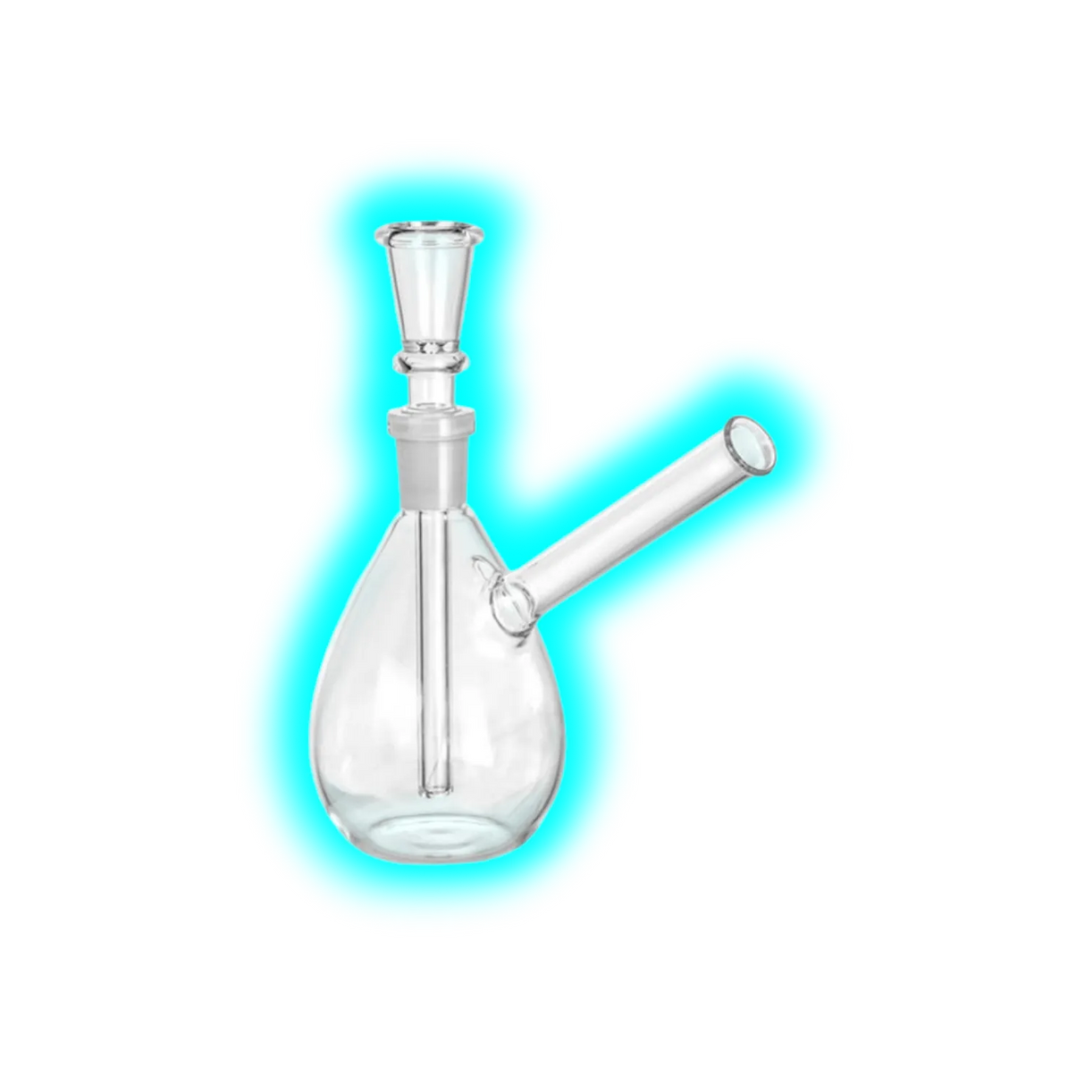 Glass Bong Top Bowl Tear Drop Mini 14cm