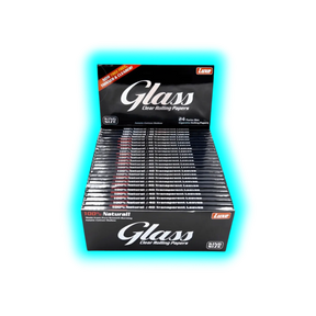 Glass King Size Transparent Cellulose Papers BOX a 24Stk