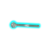Glass Oil Pipe Clear 120mm