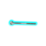 Glass Oil Pipe Clear 150mm