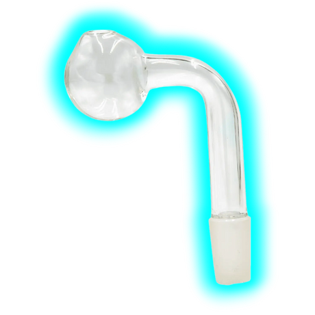 Glass Oil pipe curved with 14mm joint