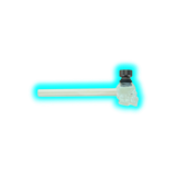 Glass Pipe Skull 13cm