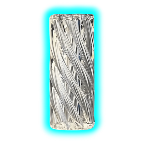 Glass Spiral Filter Clear 10mm